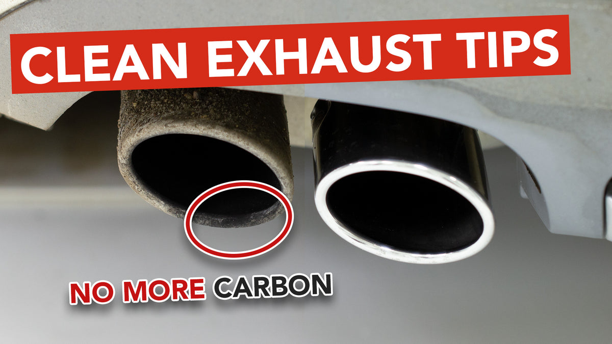 Cleaning Black Carbon Buildup Off Exhaust Tips Auto Obsessed
