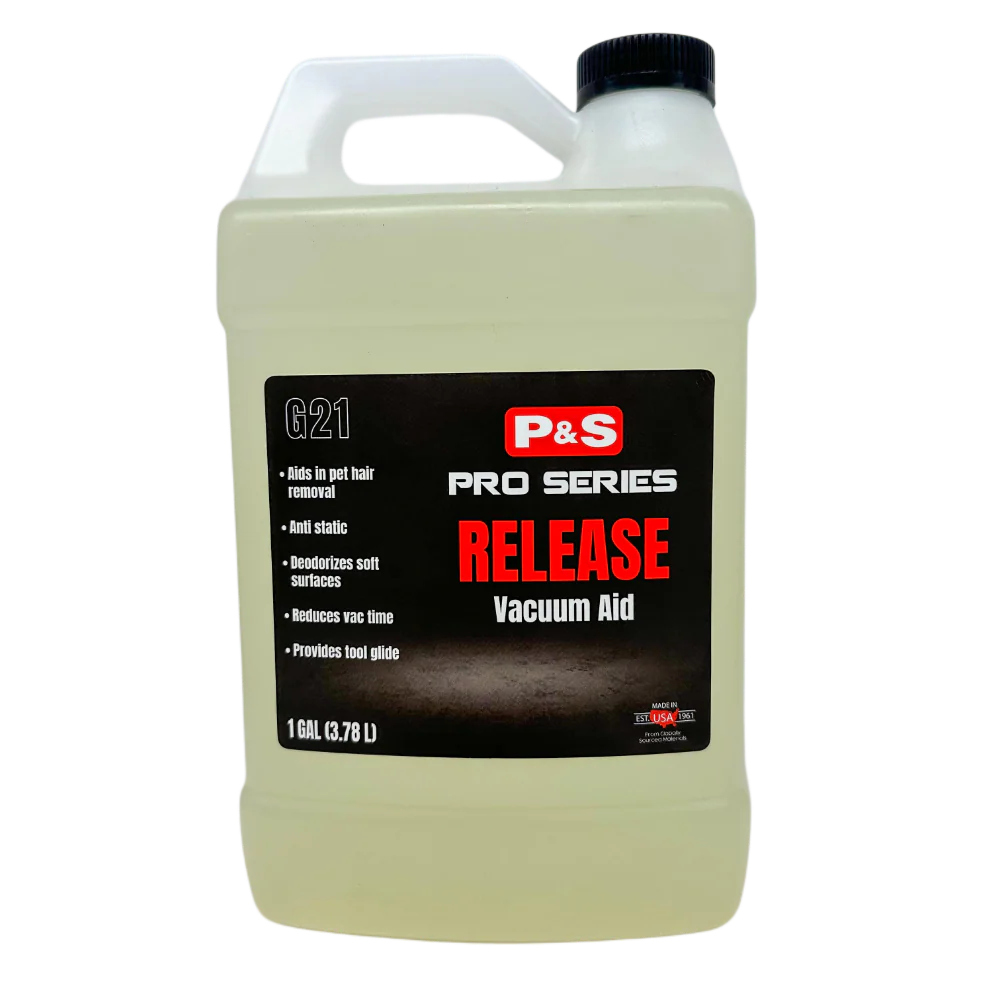 P&S Release Vacuum Aid 1 Gallon – Auto Obsessed professional interior detailing spray in Canada
