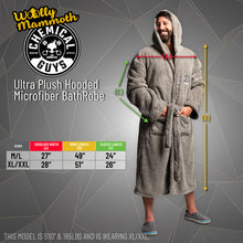Load image into Gallery viewer, Chemical Guys Wooly Mammoth Ultra Plush Hooded Microfiber Bath Robe - XL/XXL - Auto Obsessed