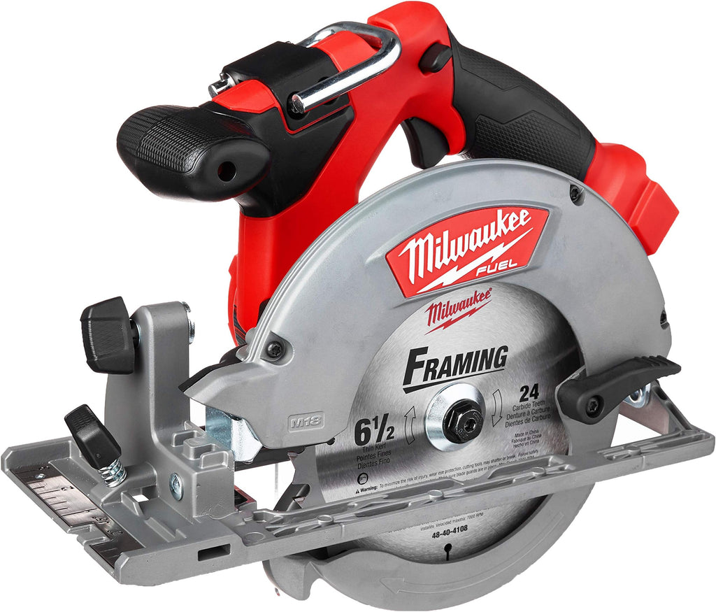 Milwaukee M18 FUEL 6-1/2" Circular Saw with blade and accessories – Auto Obsessed Canada