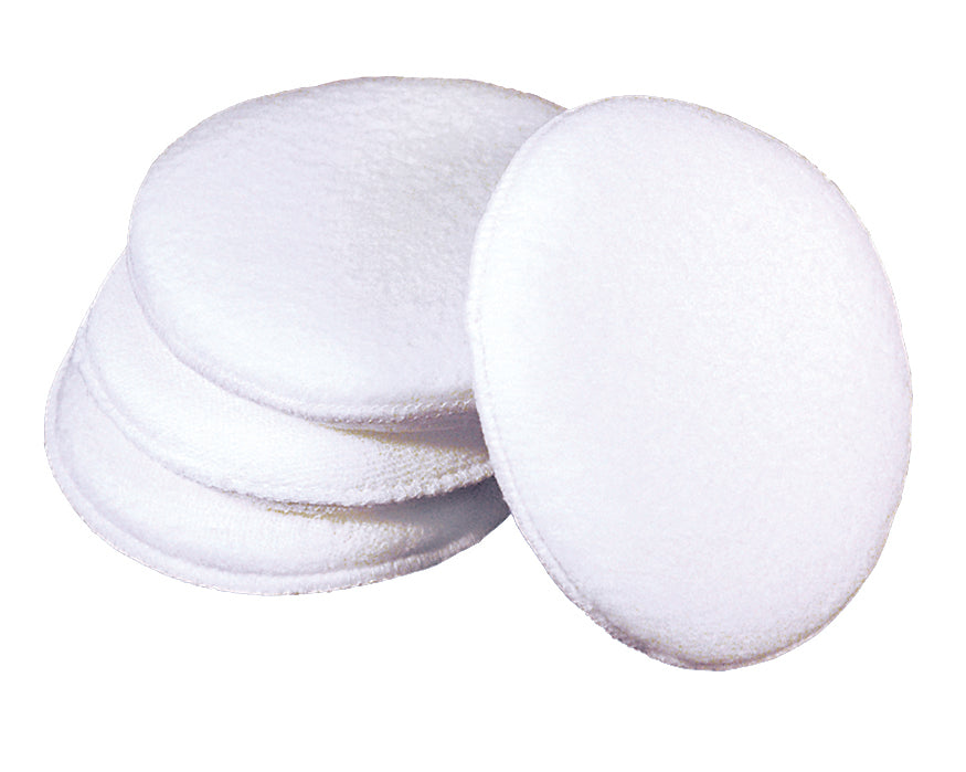 Round White Microfiber Applicators 12 Pack - Auto Obsessed Canada
