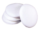 Round White Microfiber Applicators 12 Pack