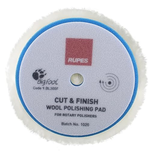 Rupes 200mm Cut & Finish Wool Pad for LH19E – Auto Obsessed Canada