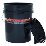 Bucket 5gal Black with Grit Guard
