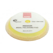 Load image into Gallery viewer, Rupes 150 mm (LHR15) Wool Yellow Medium Polishing Pad - Auto Obsessed