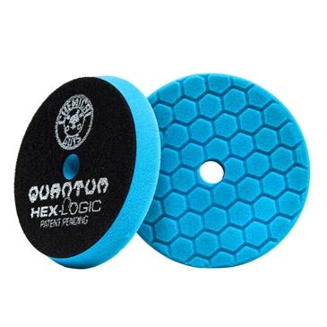 Chemical Guys Hex Logic Quantum PolishingFinishing Pad Blue 6.5" BUFX115HEX6 - Auto Obsessed