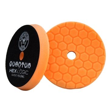 Chemical Guys Hex Logic Quantum Medium Cutting Pad Orange 6.5" BUFX112HEX6 - Auto Obsessed
