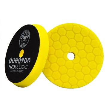Chemical Guys Hex Logic Quantum Heavy Cutting Pad Yellow 6.5" BUFX111HEX6 - Auto Obsessed