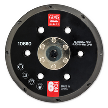 Load image into Gallery viewer, Griots Garage Vented 6" Backing Plate 10660 - Auto Obsessed