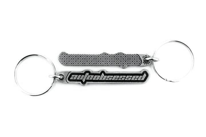 Auto Obsessed Keychain - Pewter - Auto Obsessed