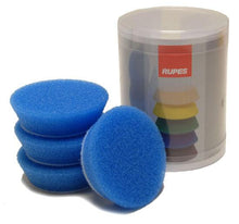 Load image into Gallery viewer, Rupes Bigfoot Nano iBrid 70mm (2.75in) Blue Coarse Foam Pad 4 Pack - Auto Obsessed