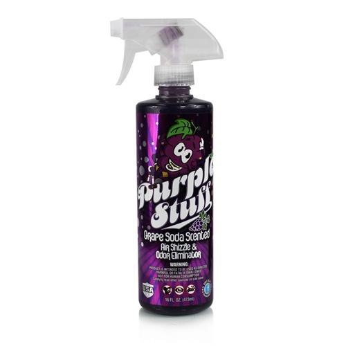 Chemical Guys Purple Stuff Grape Soda Scent Premium Air Freshener and Odor Eliminator (16 oz) AIR_222_16 - Auto Obsessed