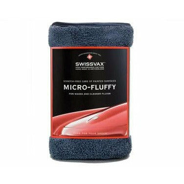 Swissvax Micro-Fluffy Cleaner  Wax towel anthraciteblue SE1091122 - Auto Obsessed