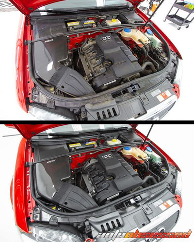 Recommended tools to clean an engine compartment (like this 2007 Audi A4  Avant).