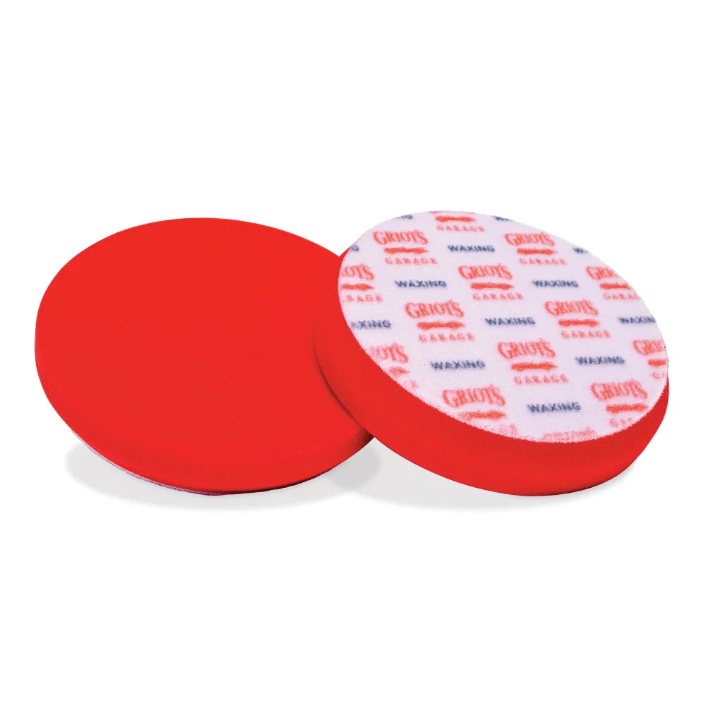 Griots Garage Red Foam Waxing 6.5" Pad 2 Pack 10624 - Auto Obsessed