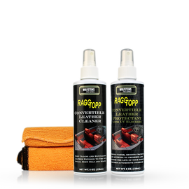Raggtopp Convertible & Leather Care Kit available at Auto Obsessed Canada