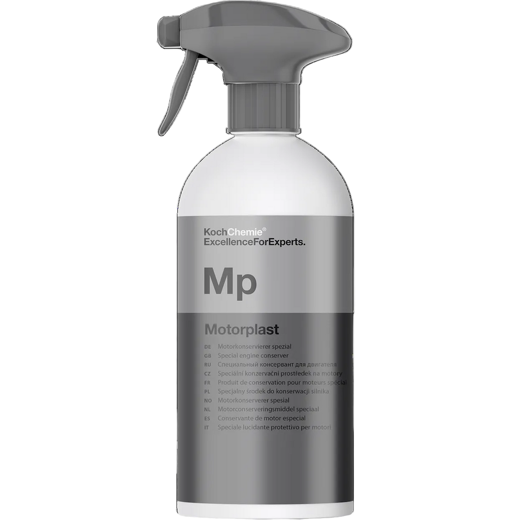 Koch-Chemie Motorplast premium engine protection spray available at Auto Obsessed Canada