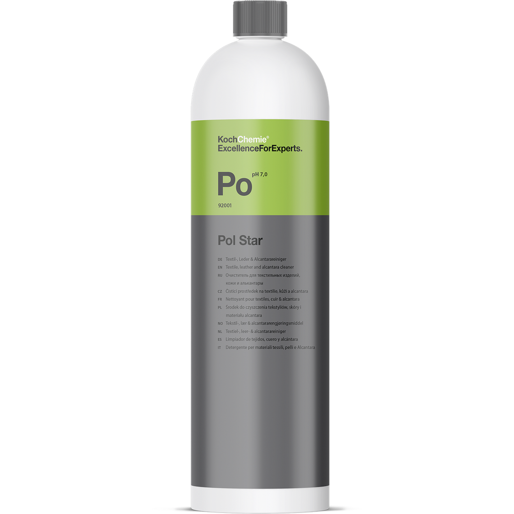 Koch-Chemie Pol Star 1L cleaner at Auto Obsessed Canada – safe for leather, textiles, and Alcantara.