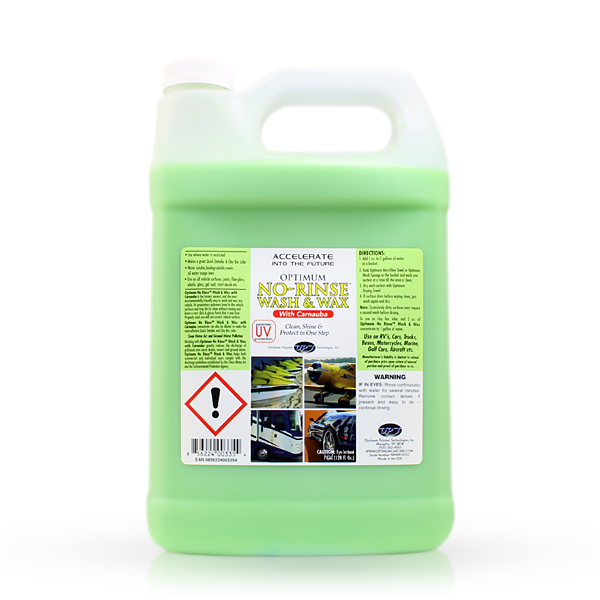 Optimum No Rinse Wash and Wax 1 Gallon