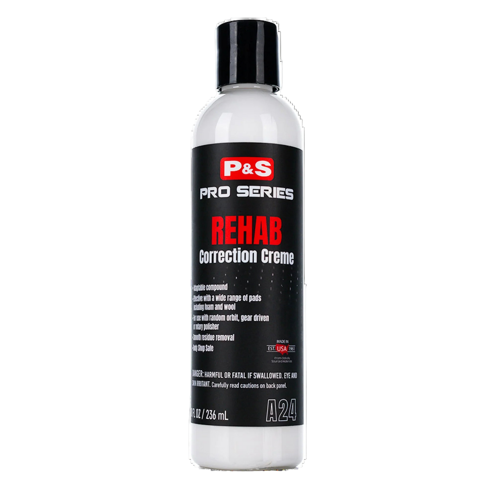 P&S Rehab Correction Creme 8oz – Auto Obsessed Canada premium paint correction compound