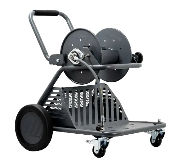 Active Wash Cart and Hose Reel mobile pressure washer system at Auto Obsessed Canada
