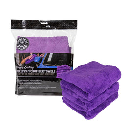 Chemical Guys Happy Ending Edgeless Microfiber Towel 3-Pack - Auto Obsessed Canada