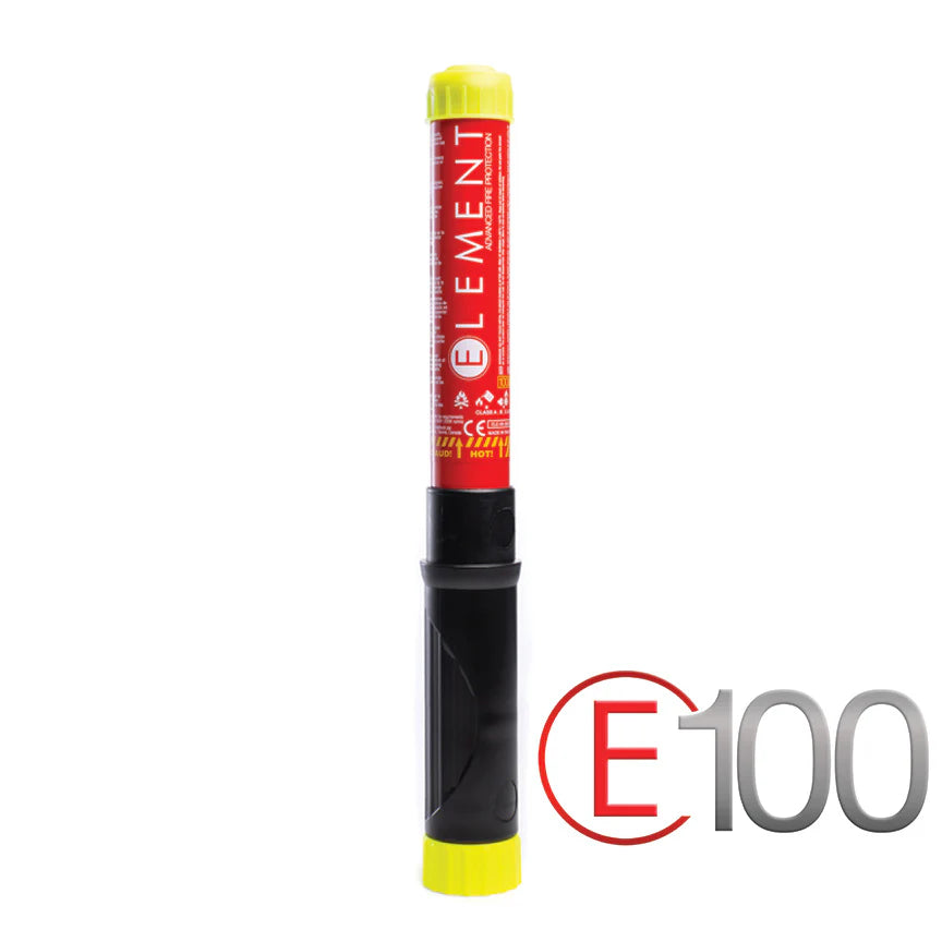 Element E100 Fire Extinguisher available at Auto Obsessed Canada