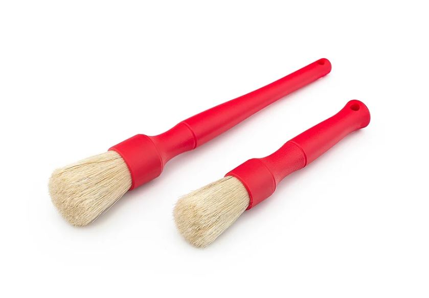 Detail Factory Boar Hair Detailing Brush in Red available at Auto Obsessed Canada