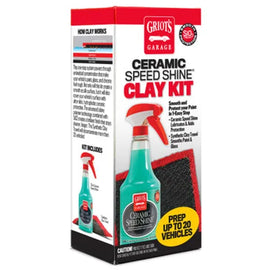Griot's Garage Ceramic Speed Shine Clay Kit available at Auto Obsessed in Canada