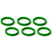 Load image into Gallery viewer, Griot’s Garage MOD green color application rings set of six for detailing brushes