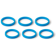 Load image into Gallery viewer, Griot’s Garage MOD blue color application rings set of six for detailing brushes