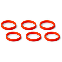 Load image into Gallery viewer, Griot’s Garage MOD orange color application rings set of six for detailing brushes