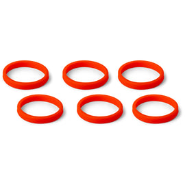 Griot’s Garage MOD orange color application rings set of six for detailing brushes