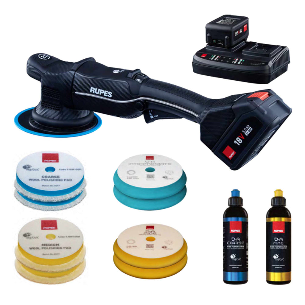 Rupes Bigfoot HLR21 iBrid Polisher Kit - Auto Obsessed