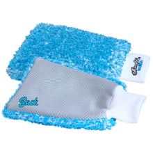 Load image into Gallery viewer, Microfiber Madness DeliMesh dual‑sided wash mitt for paint and glass cleaning