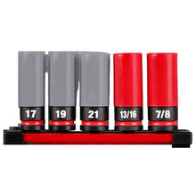 Load image into Gallery viewer, Milwaukee SHOCKWAVE 5PC Lug Nut Socket Set – Auto Obsessed Canada
