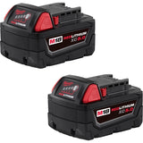 Milwaukee M18 REDLITHIUM XC5.0 Extended Capacity Battery Two Pack