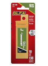 Load image into Gallery viewer, OLFA AB-10S 9mm stainless steel snap blades available at Auto Obsessed Canada