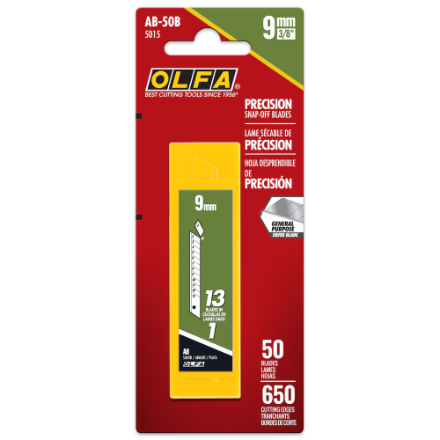 Olfa Snap-Off Blades 9mm, 50pk