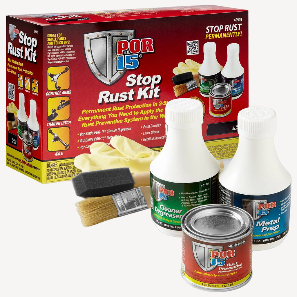 POR-15 3-Step Rust Kit – Auto Obsessed Canada automotive restoration essential
