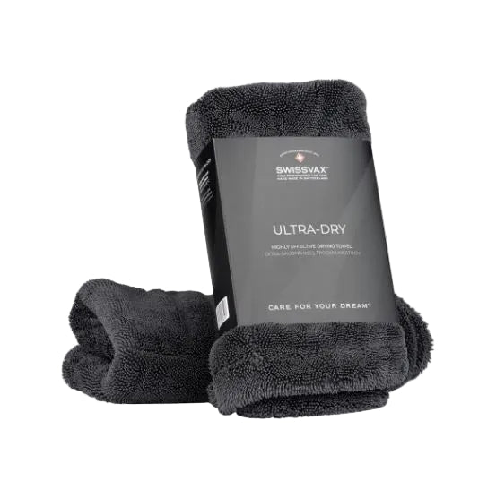 Swissvax Ultra-Dry Anthracite microfiber drying towel at Auto Obsessed Canada