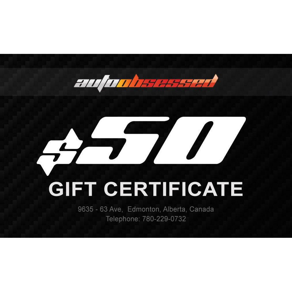 Gift Certificate $50 - Auto Obsessed