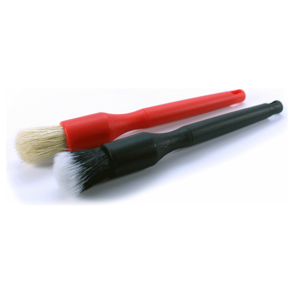 Detail Factory Red and Black Crevice Brush Set - Auto Obsessed