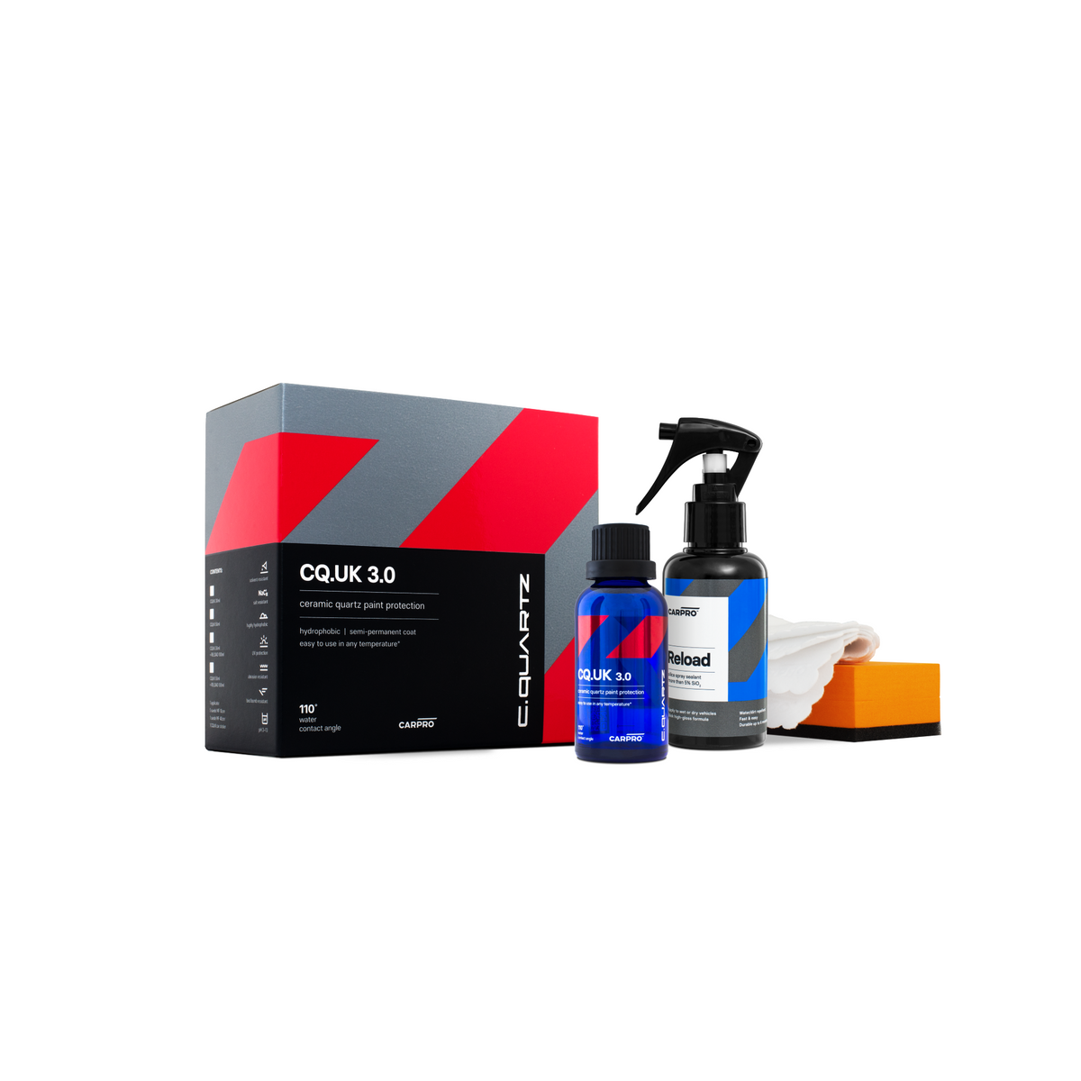 CarPro CQuartz UK 3.0 Ceramic Coating 50ml Kit with Reload – Auto Obsessed