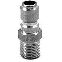 MTM 1/4" Male Plug - Stainless Steel - Auto Obsessed