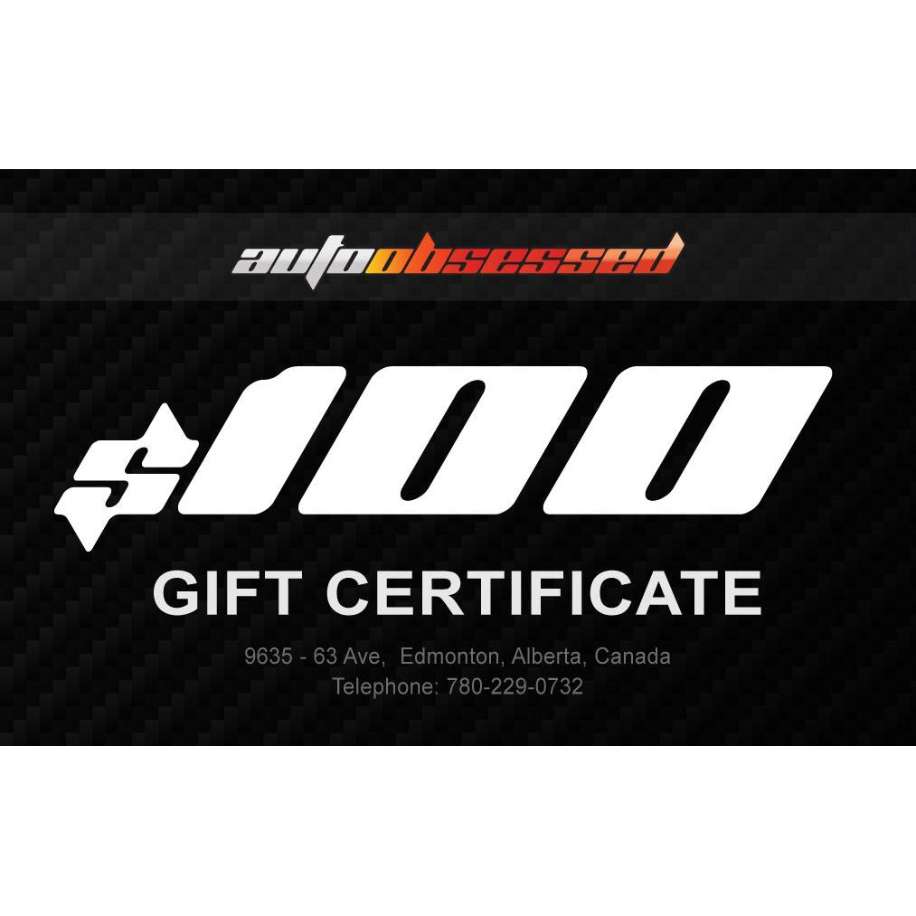 Gift Certificate $100 - Auto Obsessed
