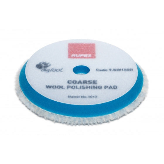 Rupes 150 mm (LHR15) Wool Blue Polishing Pad Coarse - Auto Obsessed