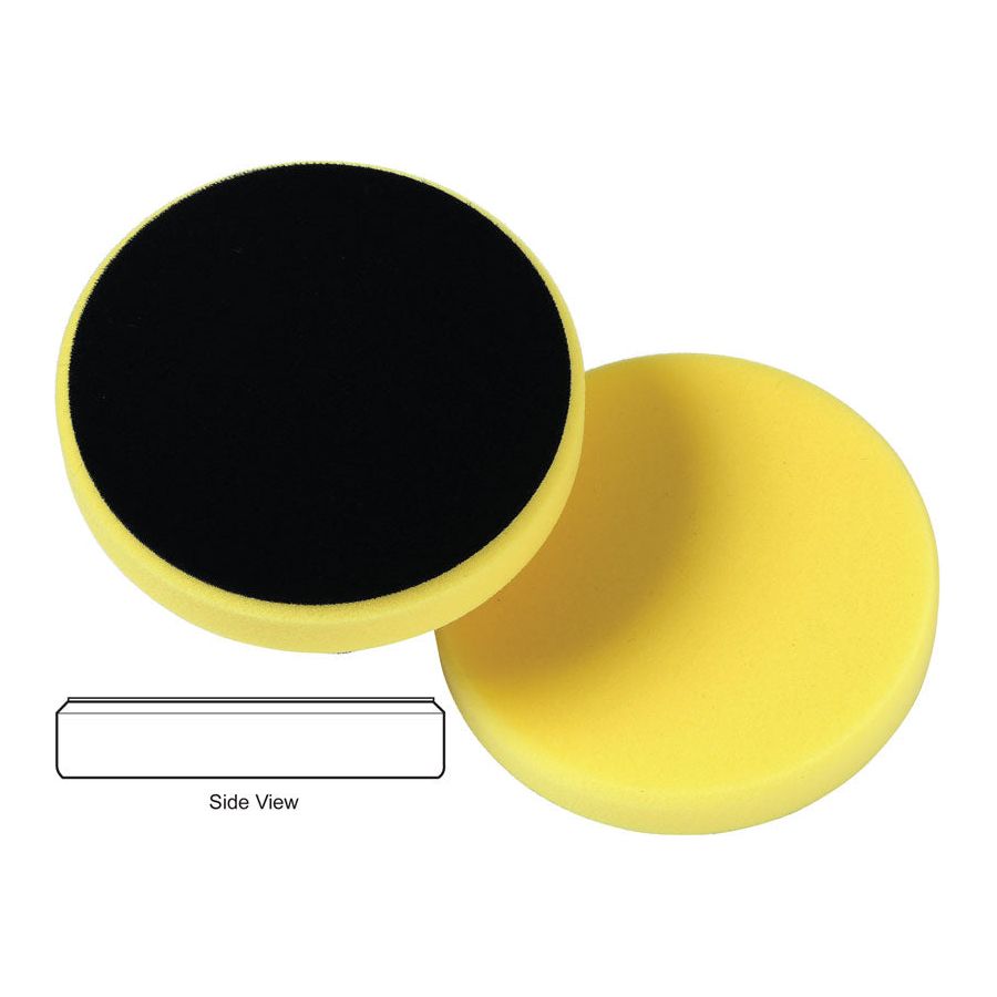 Lake Country 5.5" Flat Yellow Foam Pad - Auto Obsessed