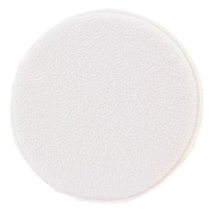 Round White Microfiber Applicator - Auto Obsessed