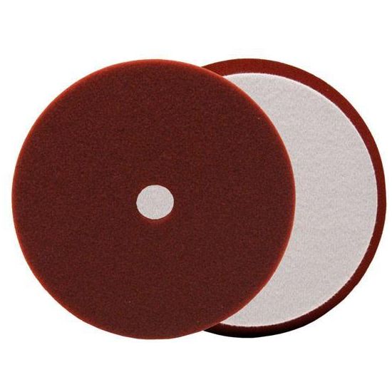 Buff and Shine 6" Uro-Tec Maroon Medium CutHeavy Polishing Foam Pad - Auto Obsessed